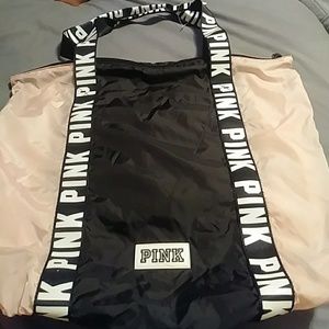 Pink windbreaker bag